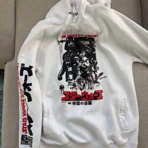 Star Wars White Graphic Hoodie